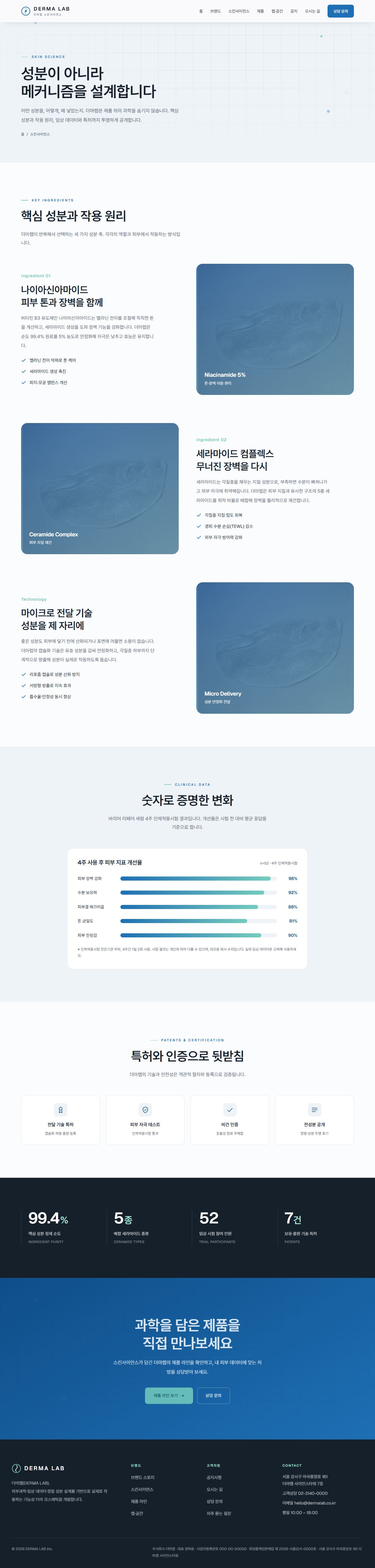 DERMA LAB — 더마/스킨사이언스 (클리니컬) — 스킨사이언스